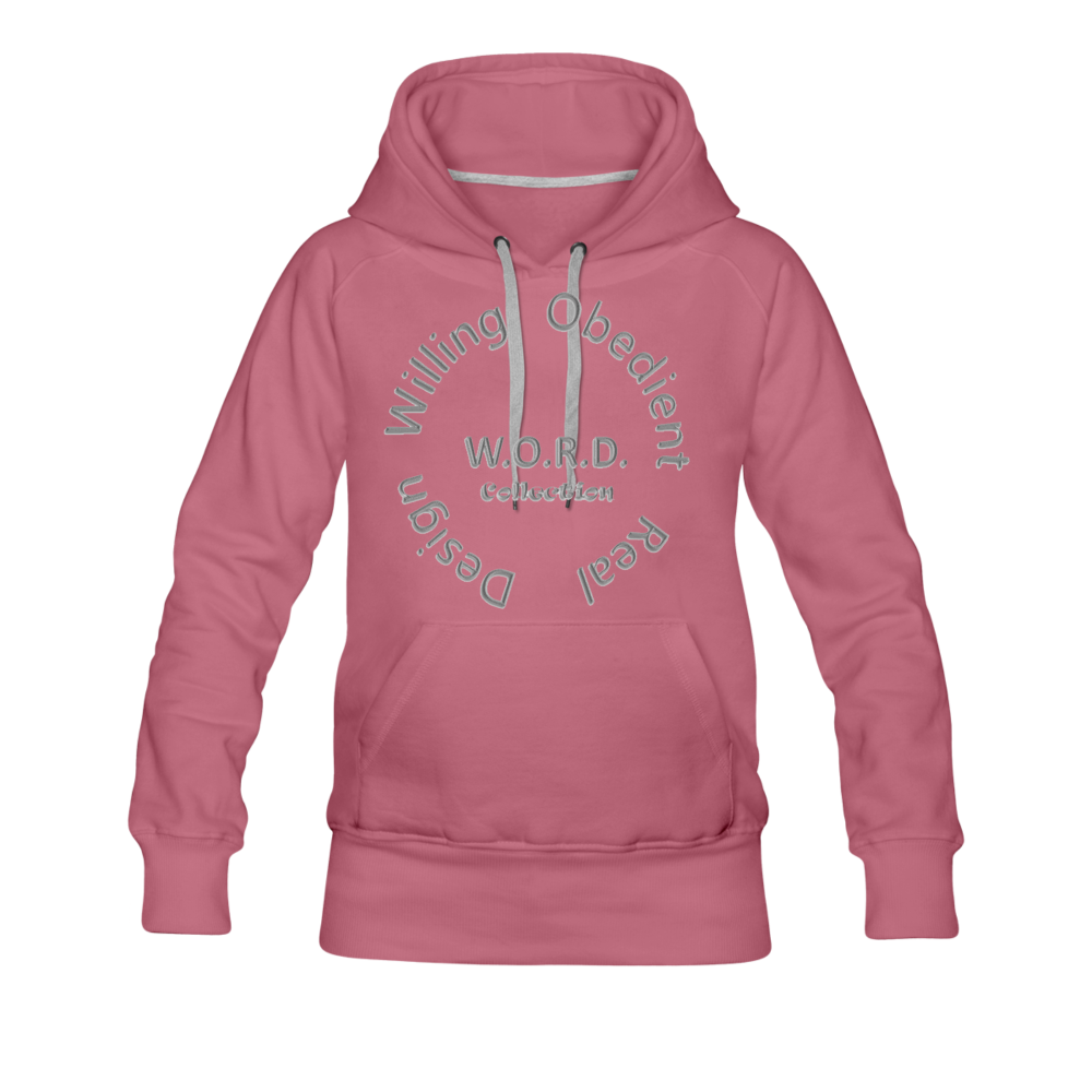 W.O.R.D. Women’s Premium Hoodie - mauve