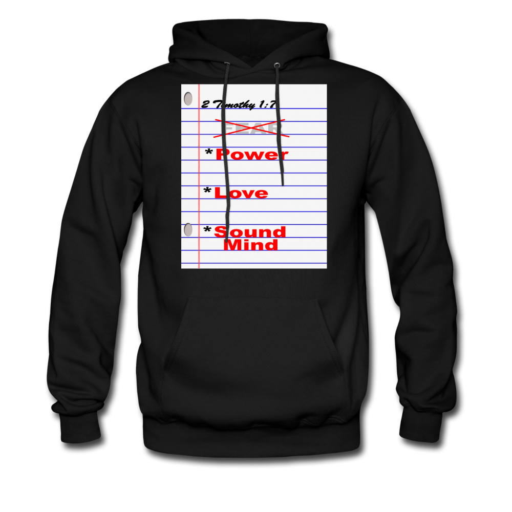 No Fear Men's Hoodie - Hanes - black