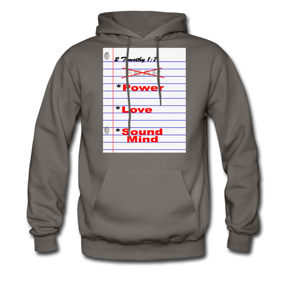 No Fear Men's Hoodie - Hanes - asphalt gray