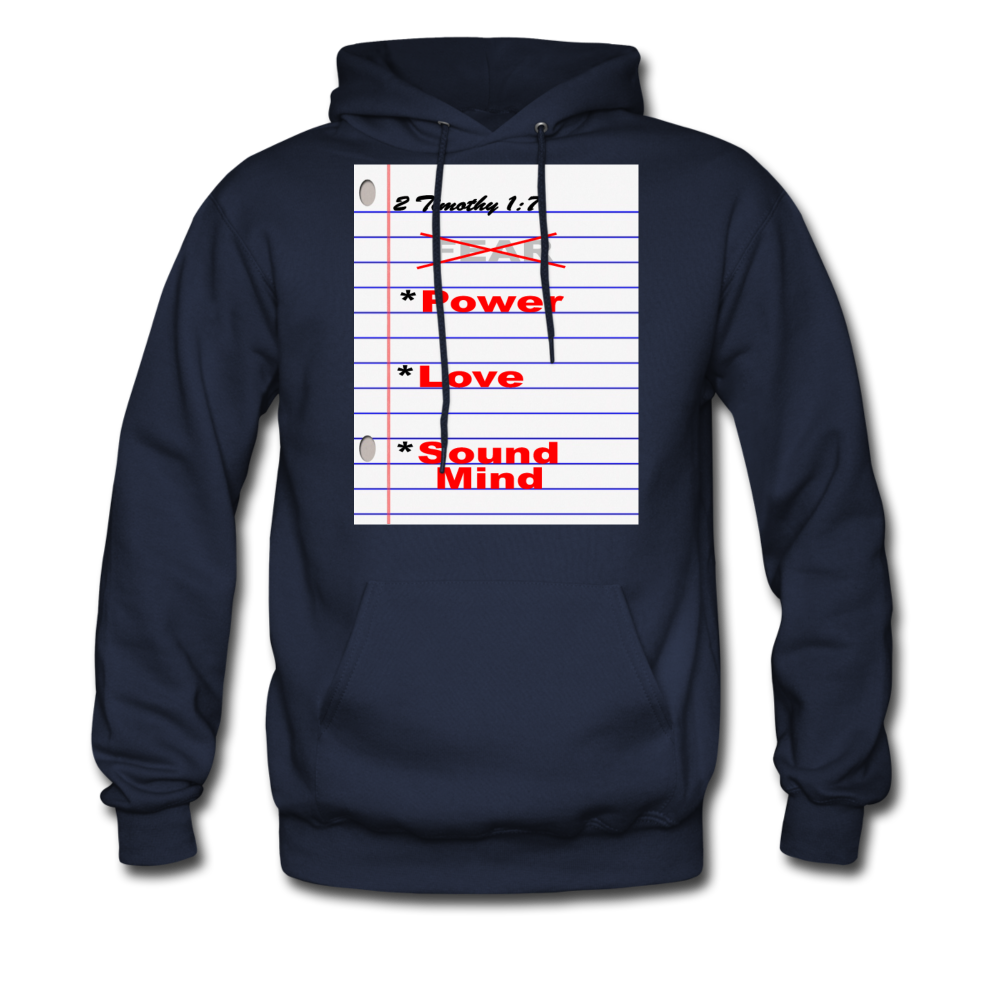 No Fear Men's Hoodie - Hanes - navy