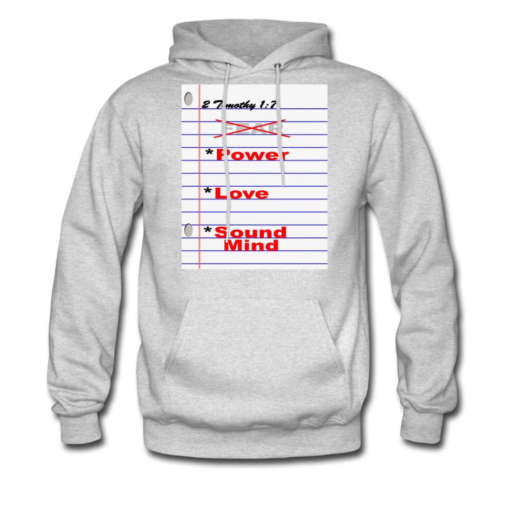 No Fear Men's Hoodie - Hanes - ash 