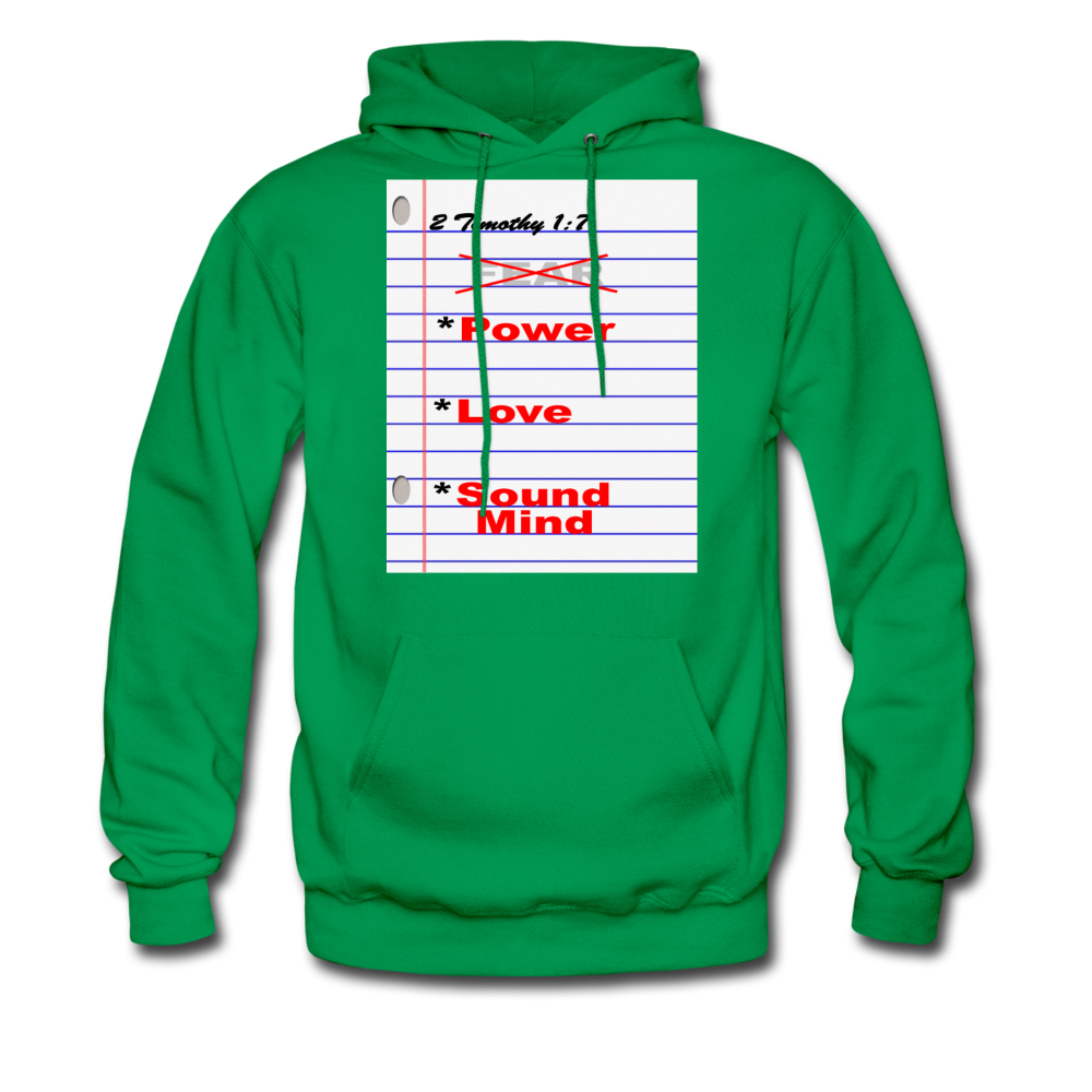 No Fear Men's Hoodie - Hanes - kelly green