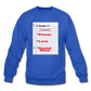 NO FEAR Unisex Crewneck Sweatshirt - royal blue