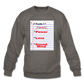 NO FEAR Unisex Crewneck Sweatshirt - asphalt gray