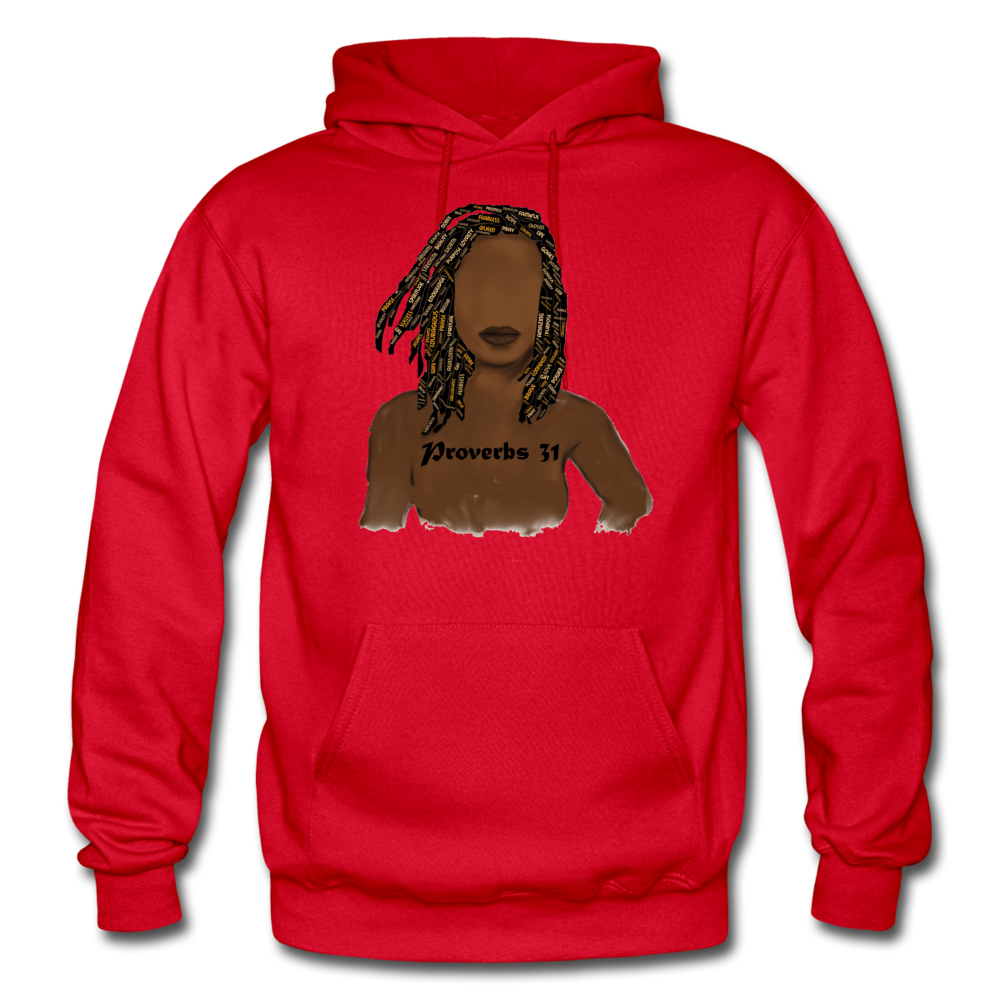Gildan Heavy Blend Adult Hoodie - red