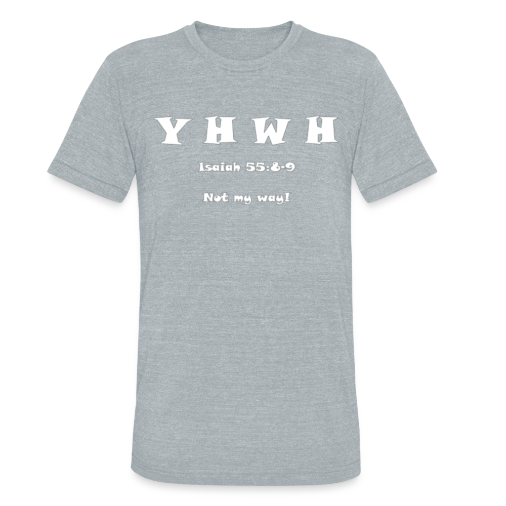 YHWH - Unisex Tri-Blend T-Shirt - heather grey