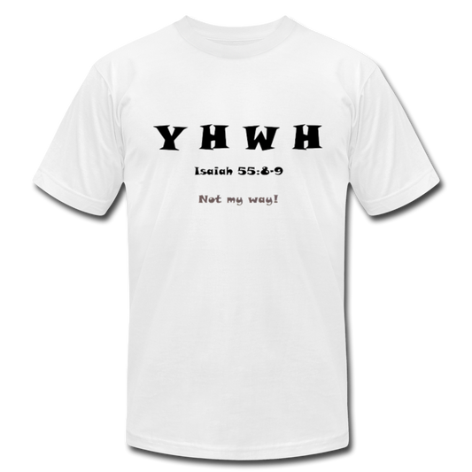 YHWH _ Unisex Jersey T-Shirt - white