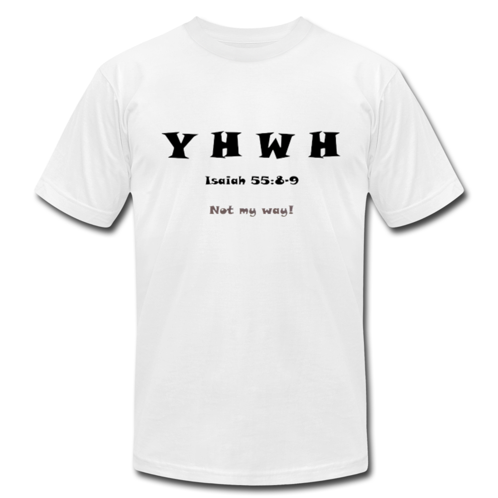 YHWH _ Unisex Jersey T-Shirt - white