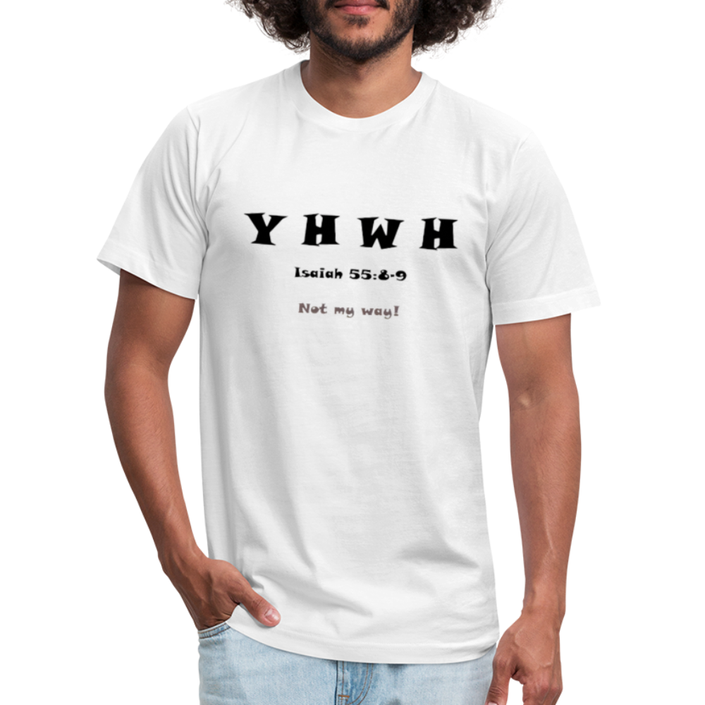 YHWH _ Unisex Jersey T-Shirt - white