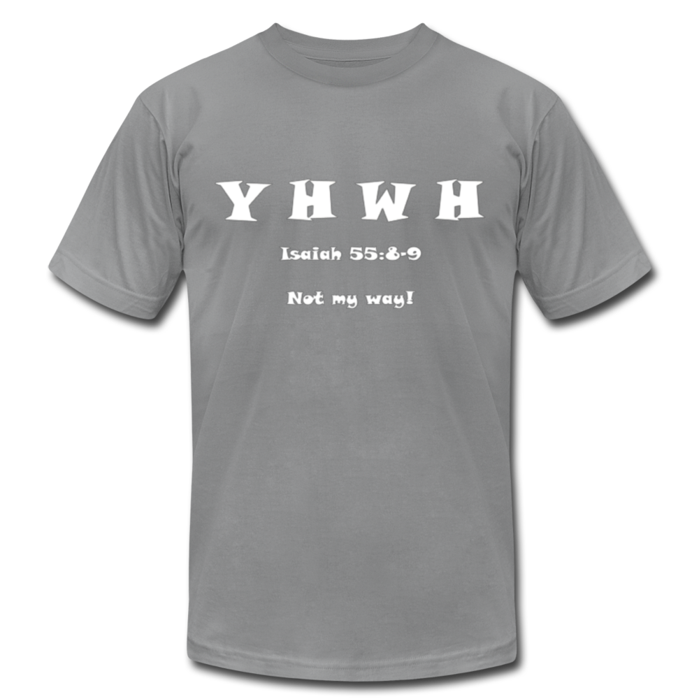 YHWH - Unisex Jersey T-Shirt - slate