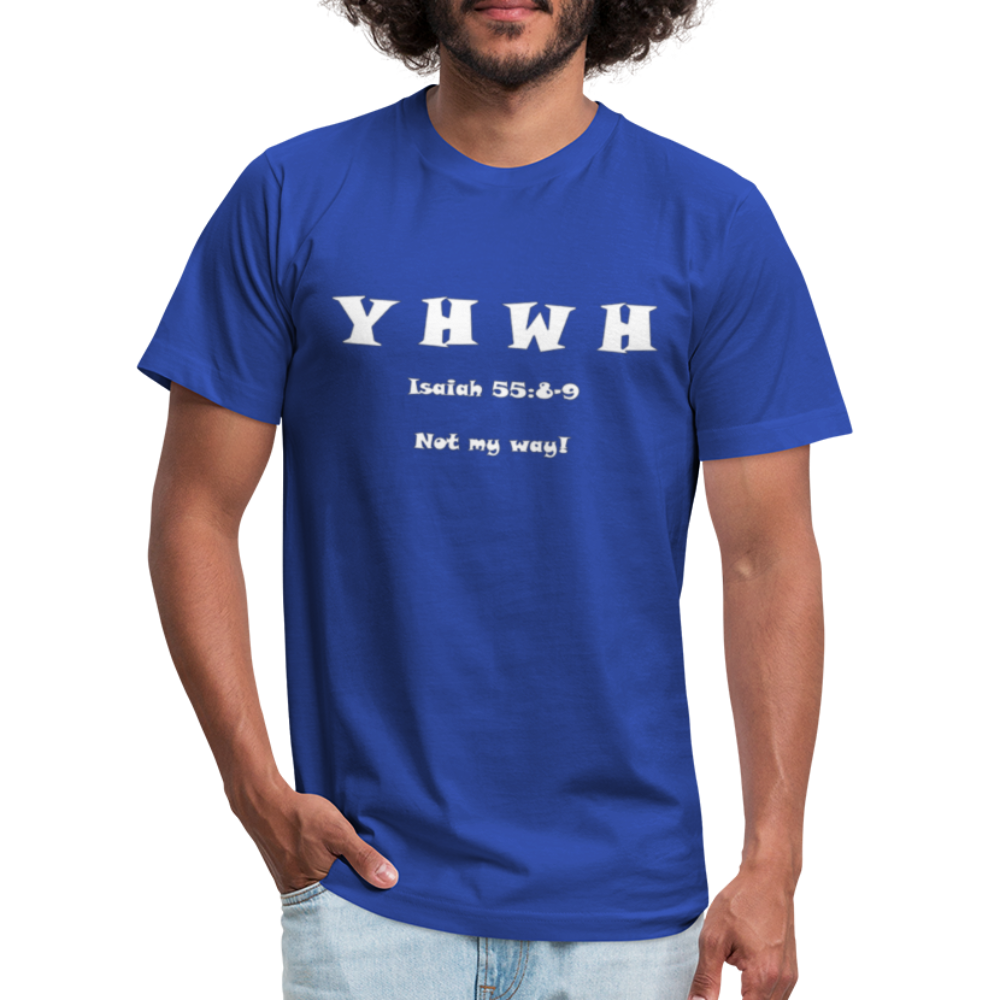 YHWH - Unisex Jersey T-Shirt - royal blue