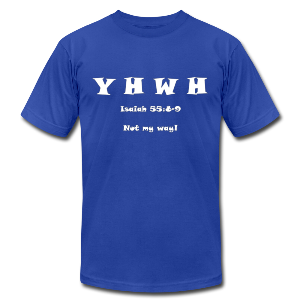 YHWH - Unisex Jersey T-Shirt - royal blue