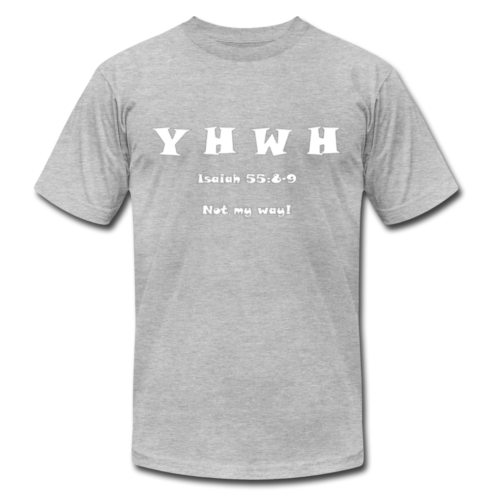 YHWH - Unisex Jersey T-Shirt - heather gray