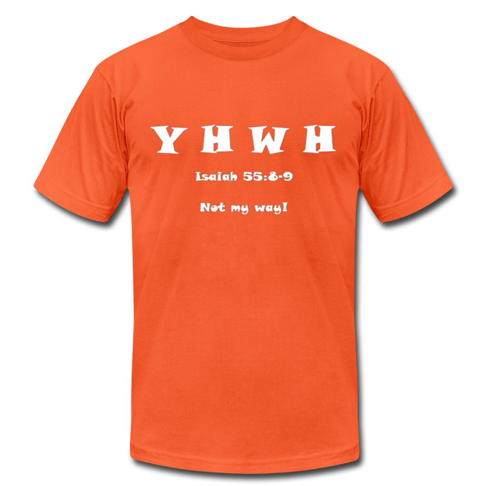 YHWH - Unisex Jersey T-Shirt - orange