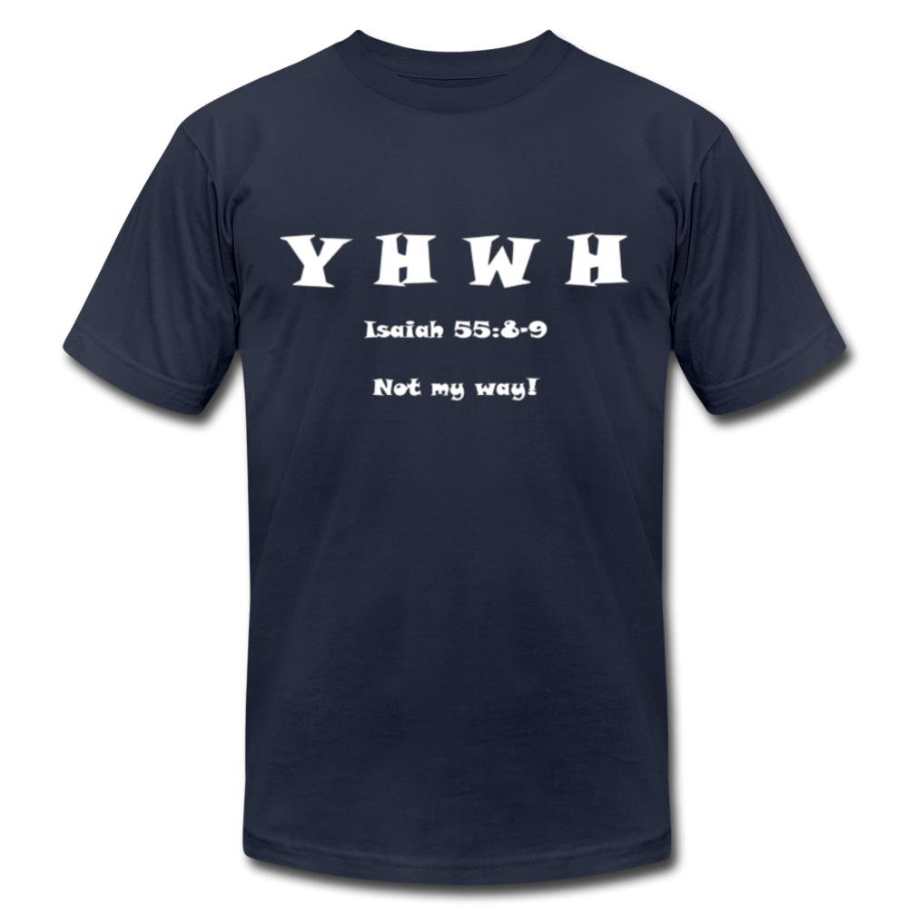 YHWH - Unisex Jersey T-Shirt - navy