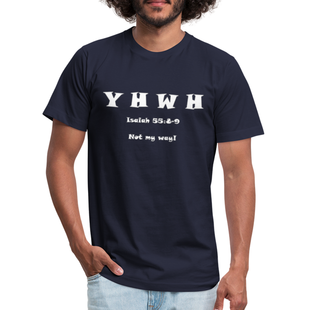 YHWH - Unisex Jersey T-Shirt - navy