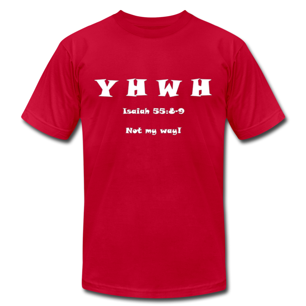 YHWH - Unisex Jersey T-Shirt - red